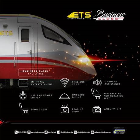Electric Train Service Ets Timetable Time Schedule In Malaysia Ktmb
