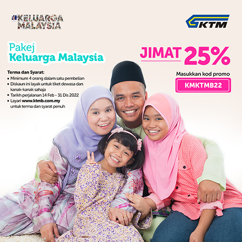 Keluarga Malaysia Package Promo - Save 25%, Promo Code KMKTMB22