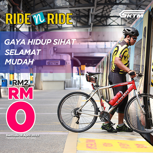 KTM Komuter Ride n’ Ride - Healthy Lifestyle Safe Easy - Now RM 0
