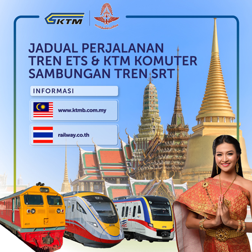 ETS, KTM Komuter & SRT Connecting Train Timetable